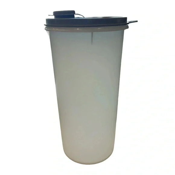 Vintage Tupperware Modular Mate #261-15  Juice Container w/Pour Lid Blue #563-8. - Picture 4 of 11